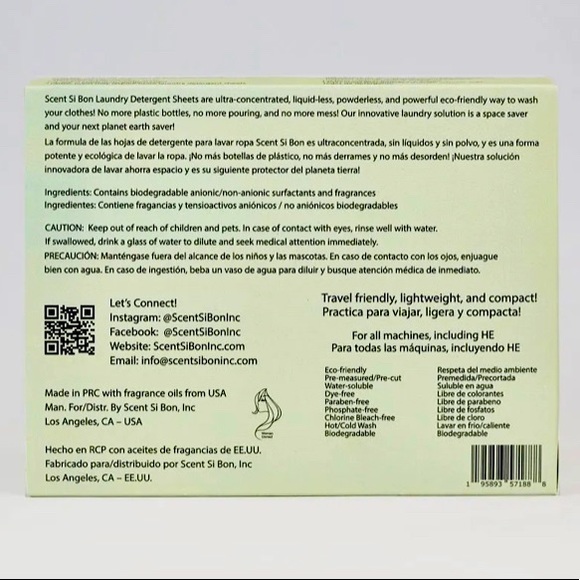 Le Vert Luxury Scented Laundry Detergent Sheets (60 Loads) - Picture 2 of 3